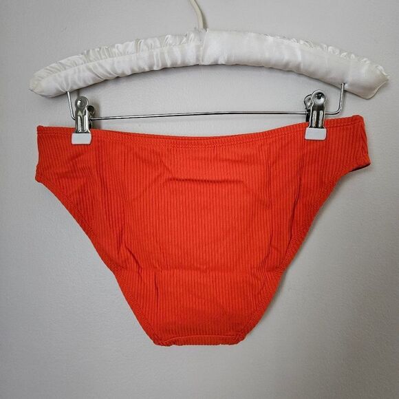 Andie Bikini Rib Bottom Sire Orange Neutral Beach Vacation Classic - Picture 4 of 10